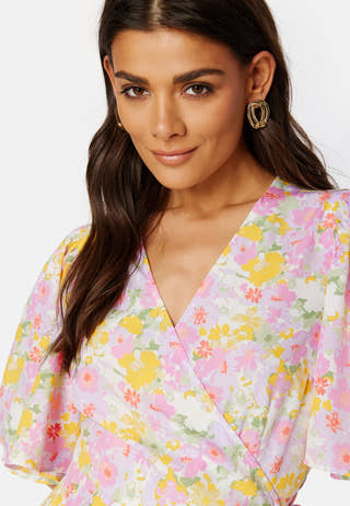 Emma Henna Long Wrap Dress