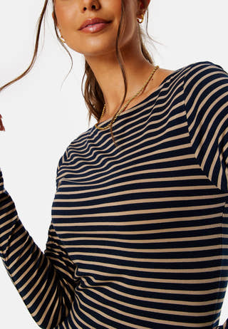 Fiona LS Boatneck Top