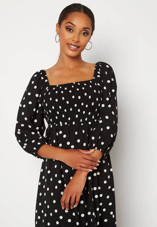 Ginna 3/4 Smock Square Dress