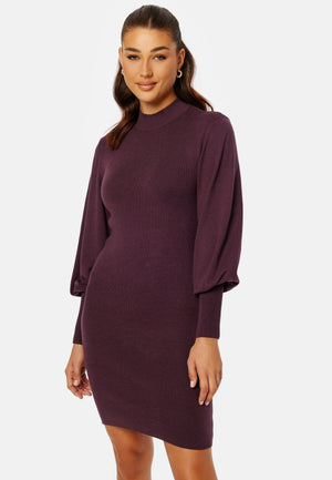 Holly Karispuff LS Highnk Dress