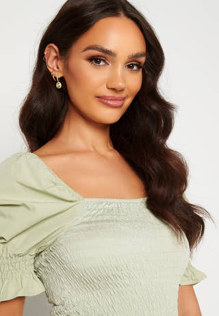 Katy Smock Volume Top