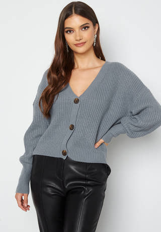 Vmlea LS V-Neck Cuff Cardigan