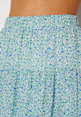 Minna AOP Ankle Skirt
