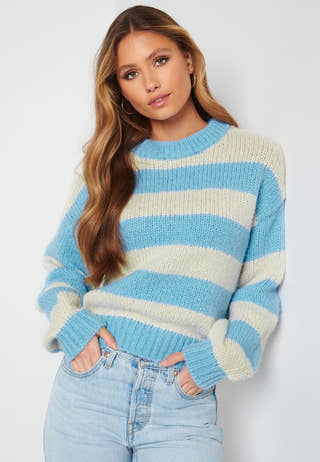 Newwine LS O-Neck Stripe
