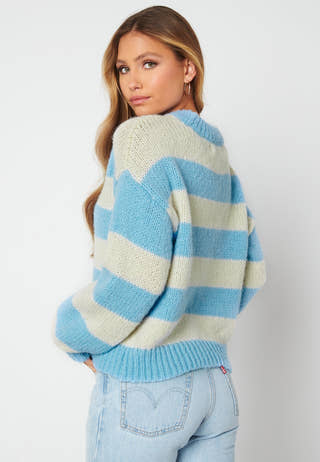 Newwine LS O-Neck Stripe