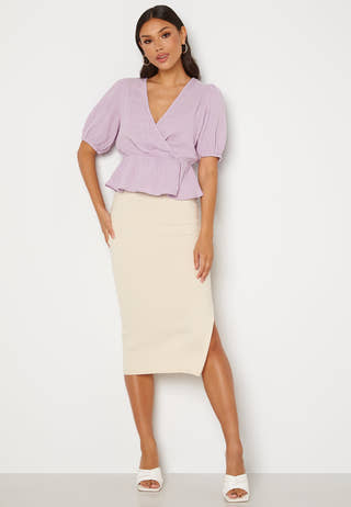 Petrine S/S Wrap Top