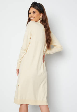 Saba LS Collar Below Knee Dress