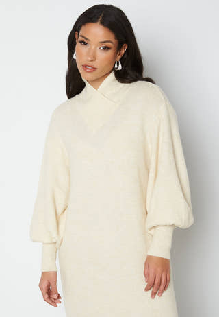 Toka L/S Wrap Neck Dress