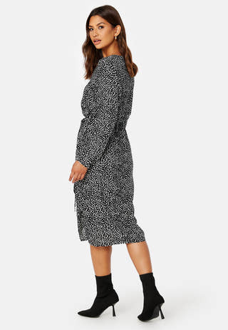 Vica LS Shirt Calf Dress