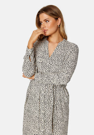 Vica LS Shirt Calf Dress