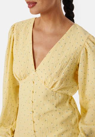 Vmamanda LS V-Neck short dress