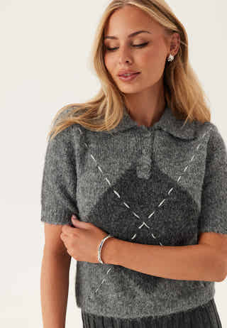 Vmbliss 2/4 POLONECK PULLOVER