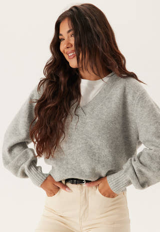 Vmboom Ls V-neck Pullover