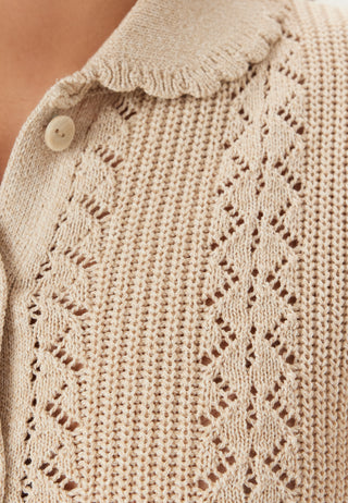 Vmdaria Ss Poloneck Cardigan