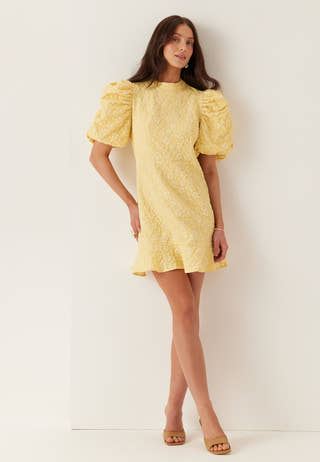 Vmfiona Ss High Neck Short Dress