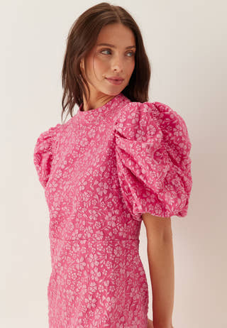 Vmfiona Ss High Neck Short Dress