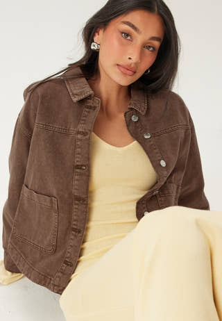 Vmjamie Ls Denim Shacket Mix N