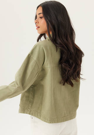 Vmjamie Ls Denim Shacket Mix N