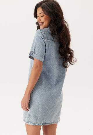Vmjennie Ss Short Denim Dress