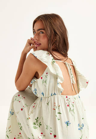 Vmjosie Sl Ankle Frill Dress