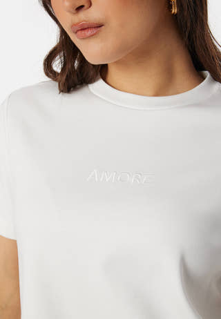 Vmkarma SS O-Neck emb shirt