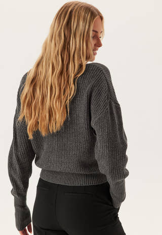 Vmlea LS V-Neck Cuff Cardigan