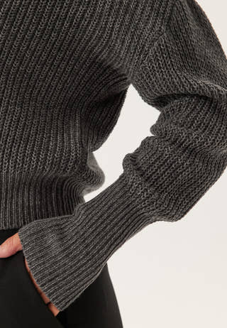 Vmlea LS V-Neck Cuff Cardigan