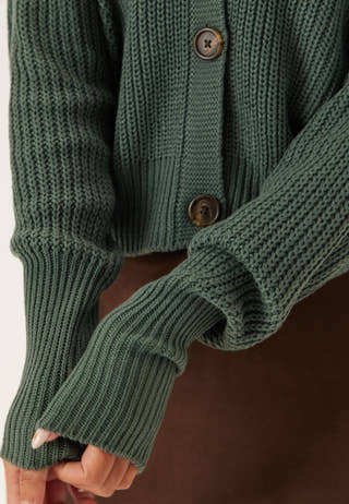 Vmlea LS V-Neck Cuff Cardigan