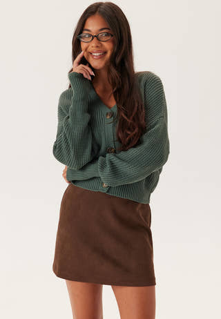 Vmlea LS V-Neck Cuff Cardigan