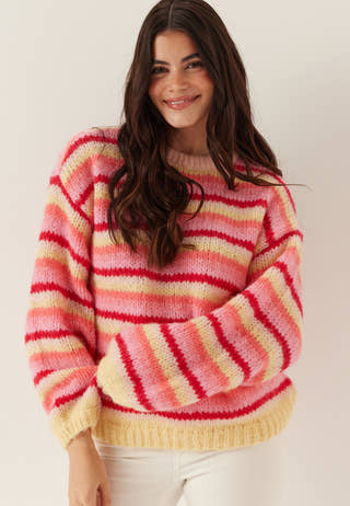 Vmmaybe Stripe Ls O-neck Pullover