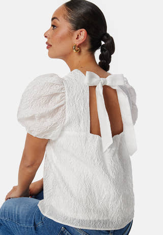 Vmnynne 2/4 Open Back Top