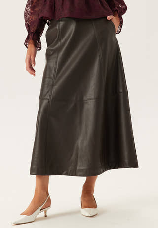Vmolive Hw Coated Ankle Skirt
