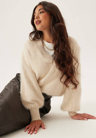 Vmpoilu Ls V-neck Pullover