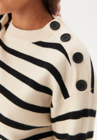 Vmsaba Ls O-neck Button Pullov