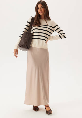 Vmsaba Plain Ls O-neck Pullove
