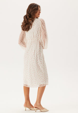 Vmsmilla Ls V-neck Calf Dress
