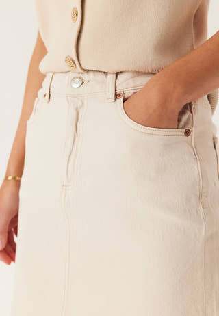 Vmtessa High Rise short denim skirt