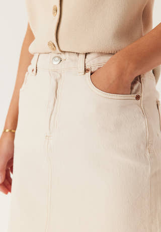 Vmtessa High Rise short denim skirt