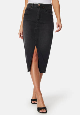 Vmveri High Rise calf denim skirt
