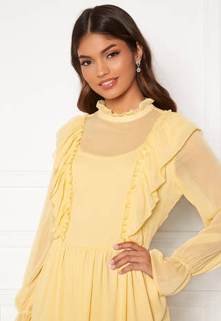Ashlynn Highneck L/S Dress