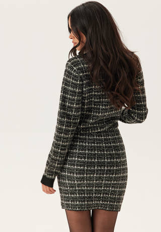 Audrey Check Knit Skirt