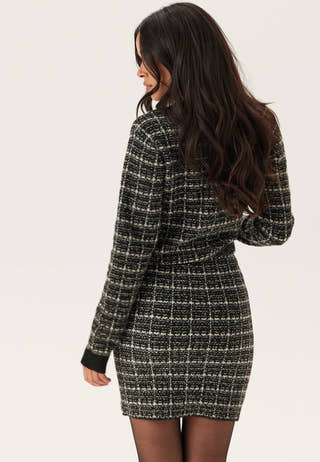 Audrey Check Knit Skirt