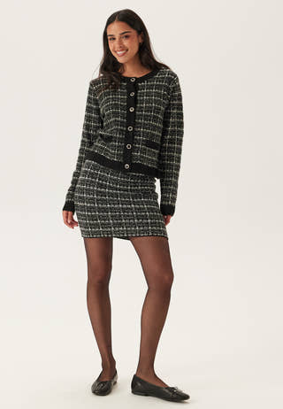 Audrey Check Knit Skirt