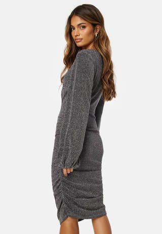 Vicaro LS V-Neck Midi Dress