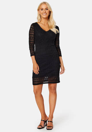 Chikka Lace 3/4 Short Dress