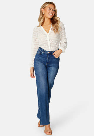 Chikka Lace V-Neck L/S Shirt
