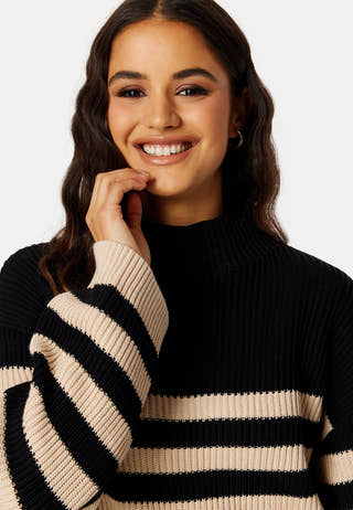 Ching High-Neck L/S Knit Top