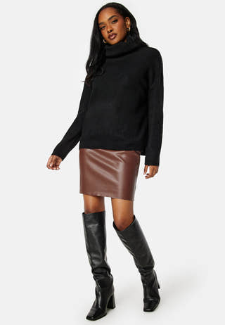 Cilia Rollneck L/S Knit Top