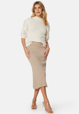 Vicomfy A-Line Knit Skirt