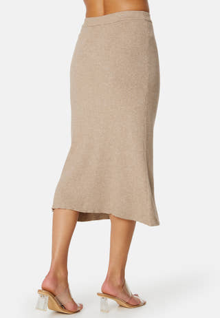 Vicomfy A-Line Knit Skirt